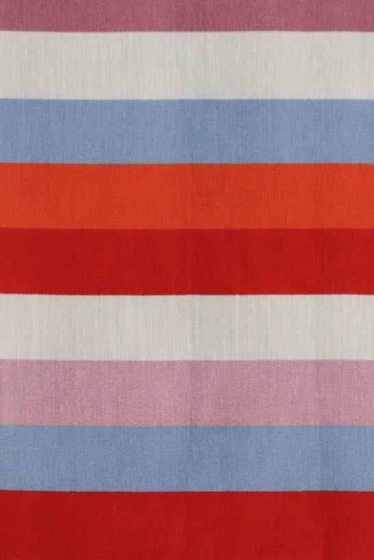 "Salt Water Taffy" Stripes in Cool Colorway. Silk Chiffon Woven. WV-130-COOL - Boho Fabrics