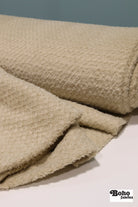 Sand, Diamond High Loft Fleece Fabric by Polartec - Boho Fabrics - Performance Fabrics
