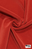 Scarlet Red, Velveteen Woven Fabric - Boho Fabrics - Home Dec. & Upholstery Fabric