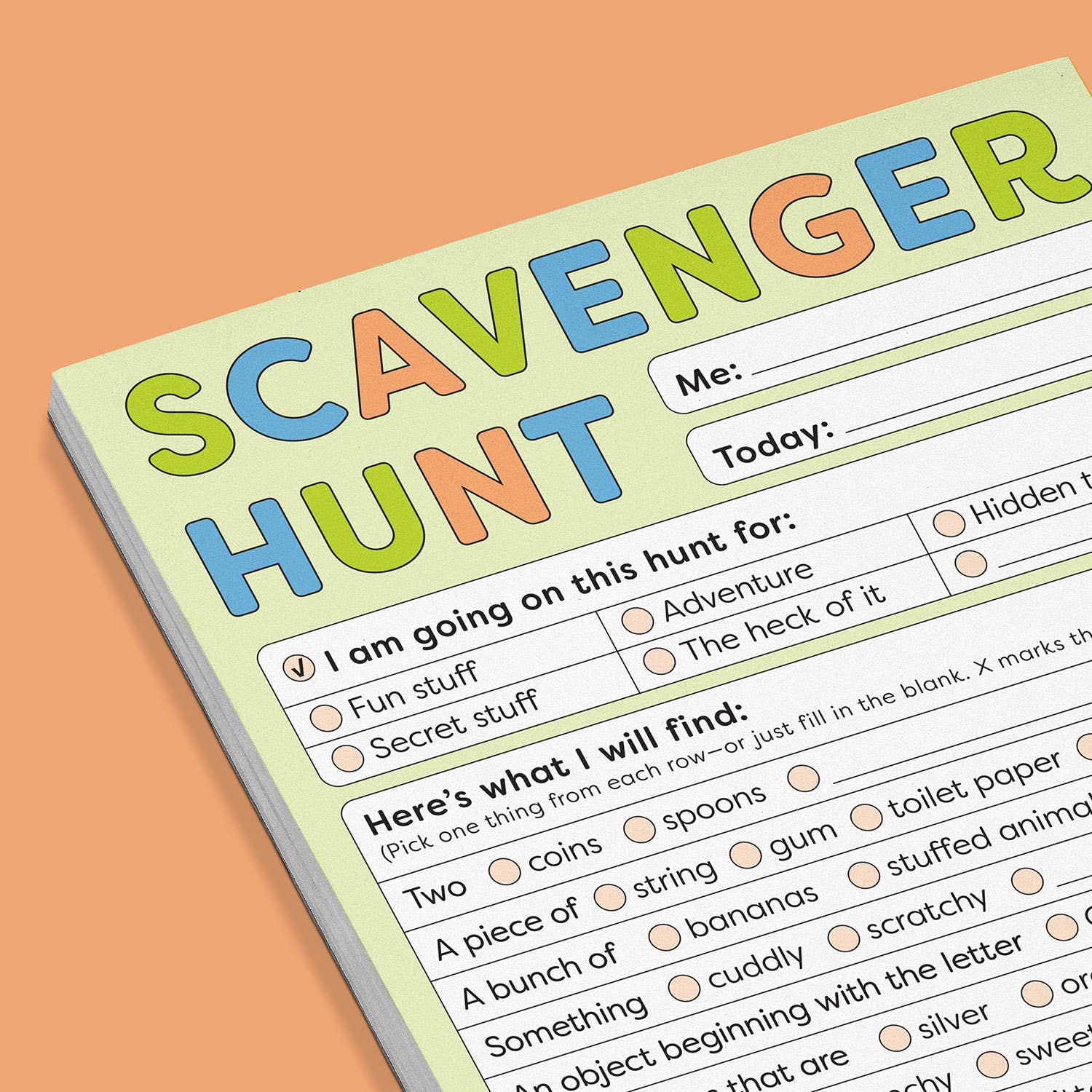 Scavenger Hunt Playtime Pads, (Pre - Order) - Boho Fabrics - Games