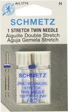 Schmetz Stretch Twin Needle 2.5/75 1774 - Boho Fabrics - Sewing Needles
