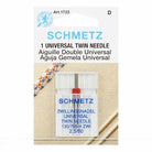 Schmetz Universal Twin Needle 2.5/80 1723 - Boho Fabrics - Sewing Needles