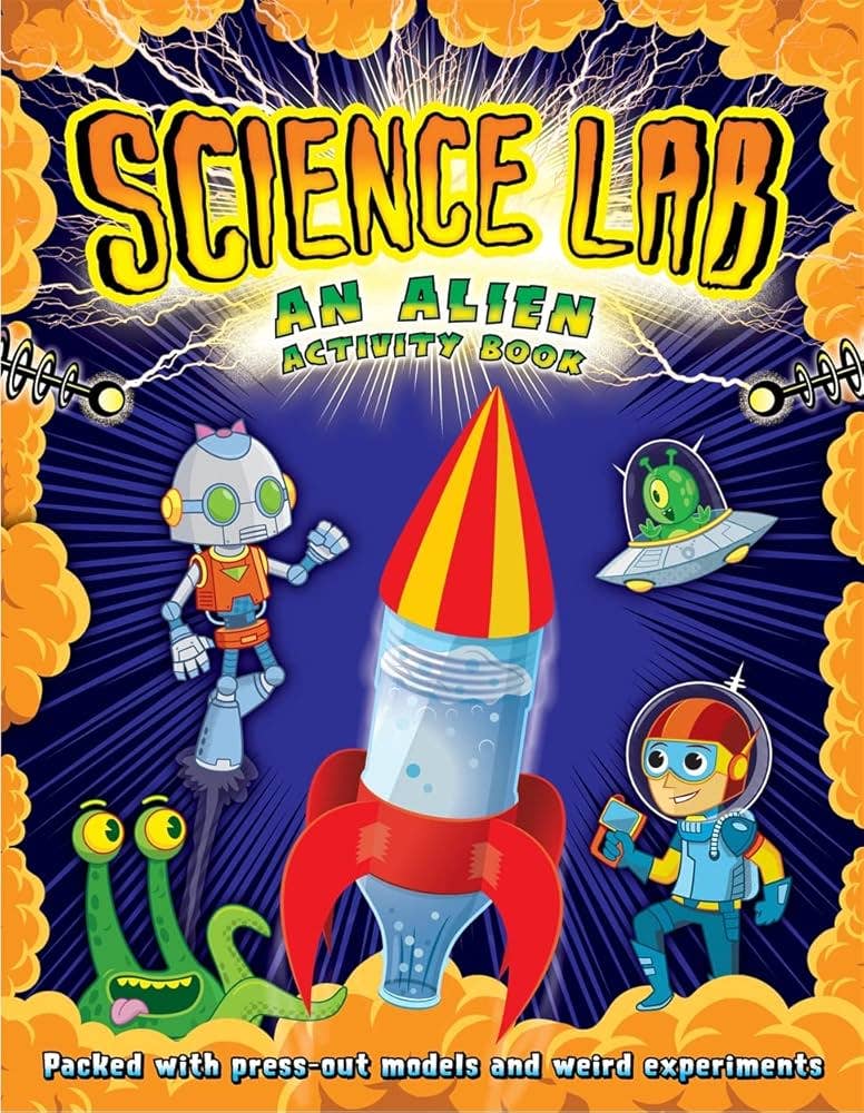 Science Lab: Sticker and Activity Book - Boho Fabrics - Art & Craft Kits