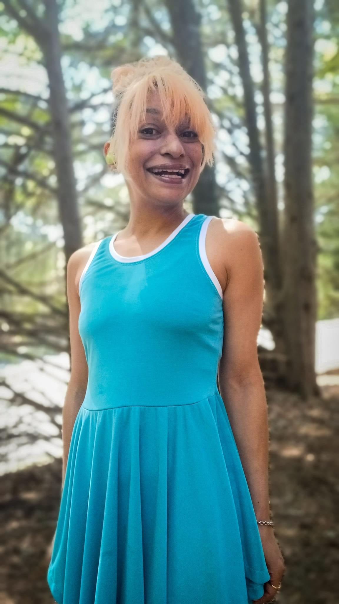 Sea Blue, Solid Cupro Knit Fabric - Boho Fabrics - Cupro, Knit Fabric