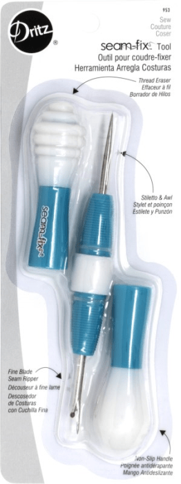 Seam - Fix Tool by Dritz, Deluxe Seam Ripper - Boho Fabrics - Notions