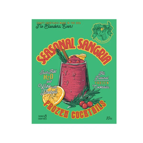 Seasonal Sangria, Noble Mick's Frozen Cocktail Drink Mix - Boho Fabrics - Holiday Gifts