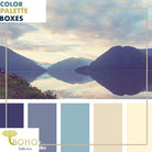 "Serene Mountain", Mystery Color Palette Box. - Boho Fabrics