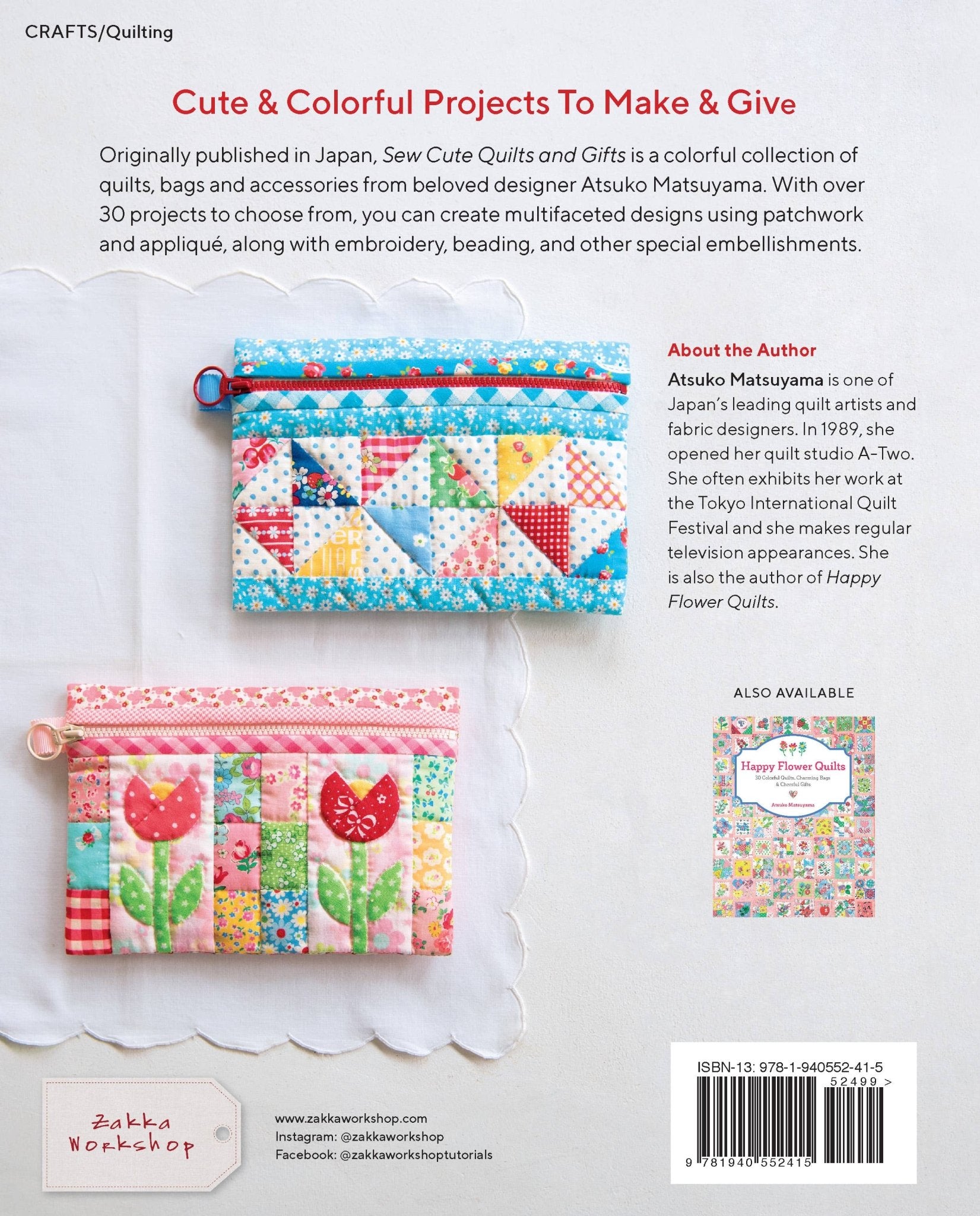 Sew Cute Quilts & Gifts, Sewing Book - Boho Fabrics - Books