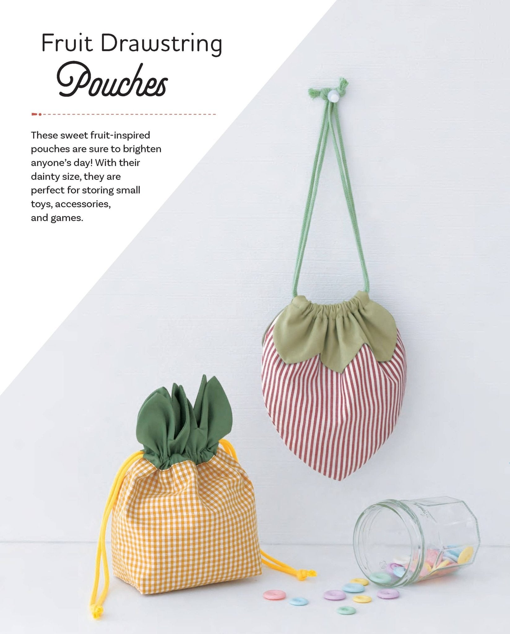 Sew Drawstring Bags - Boho Fabrics - Sewing Kits