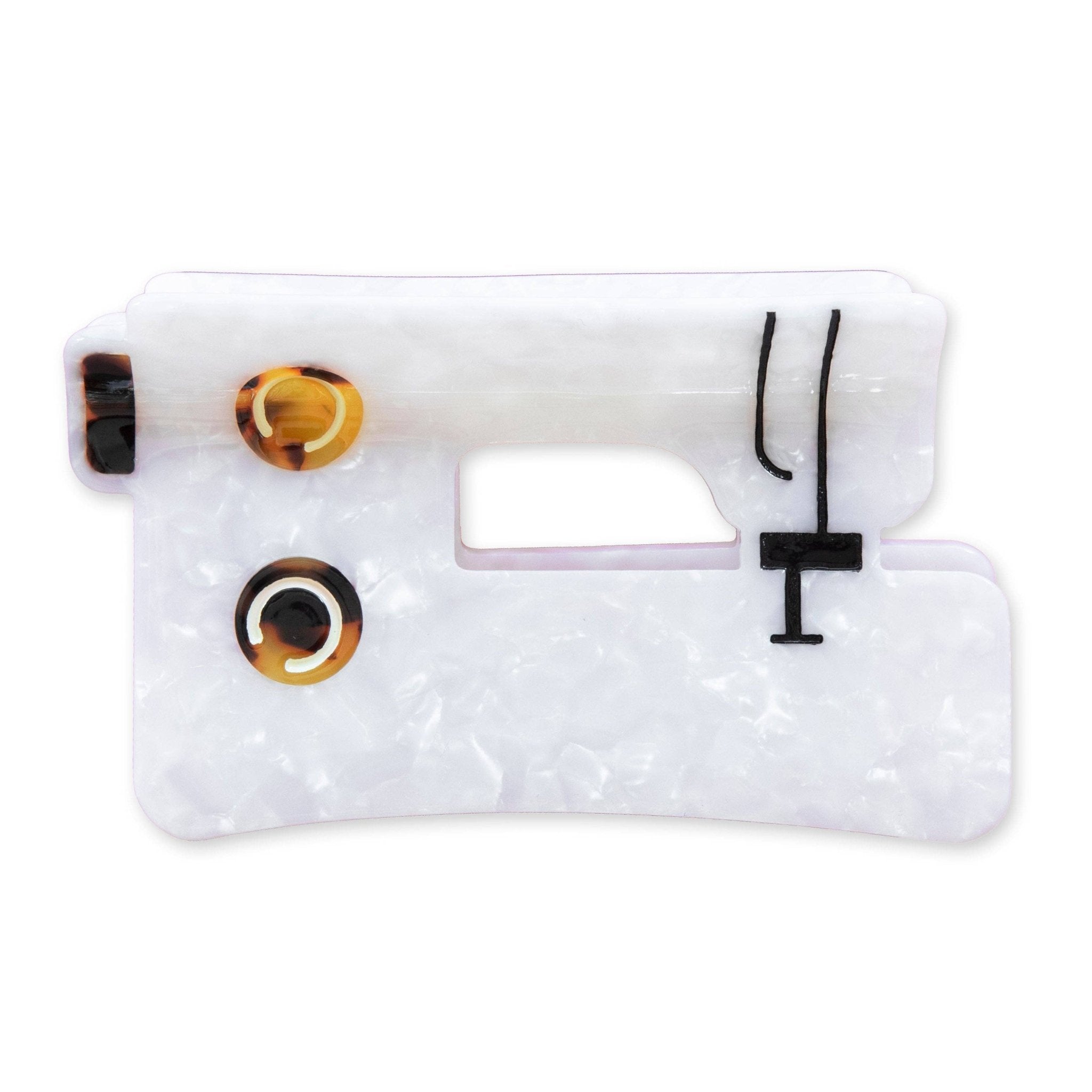 Sewing Machine Hair Claw Clip - Boho Fabrics -