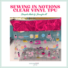 Sewing Notions Clear TPU Vinyl – 12" x 50" Roll - Boho Fabrics - Vinyl Fabric