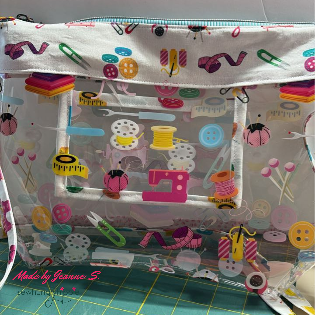 Sewing Notions Clear TPU Vinyl – 12" x 50" Roll - Boho Fabrics - Vinyl Fabric