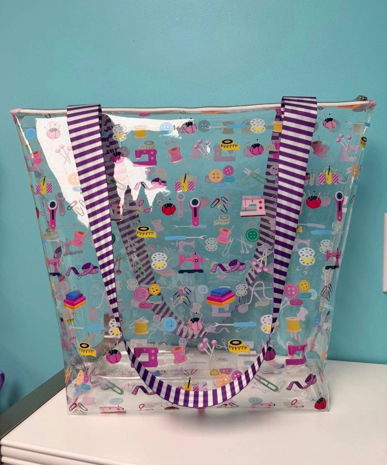Sewing Notions Clear TPU Vinyl – 12" x 50" Roll - Boho Fabrics - Vinyl Fabric