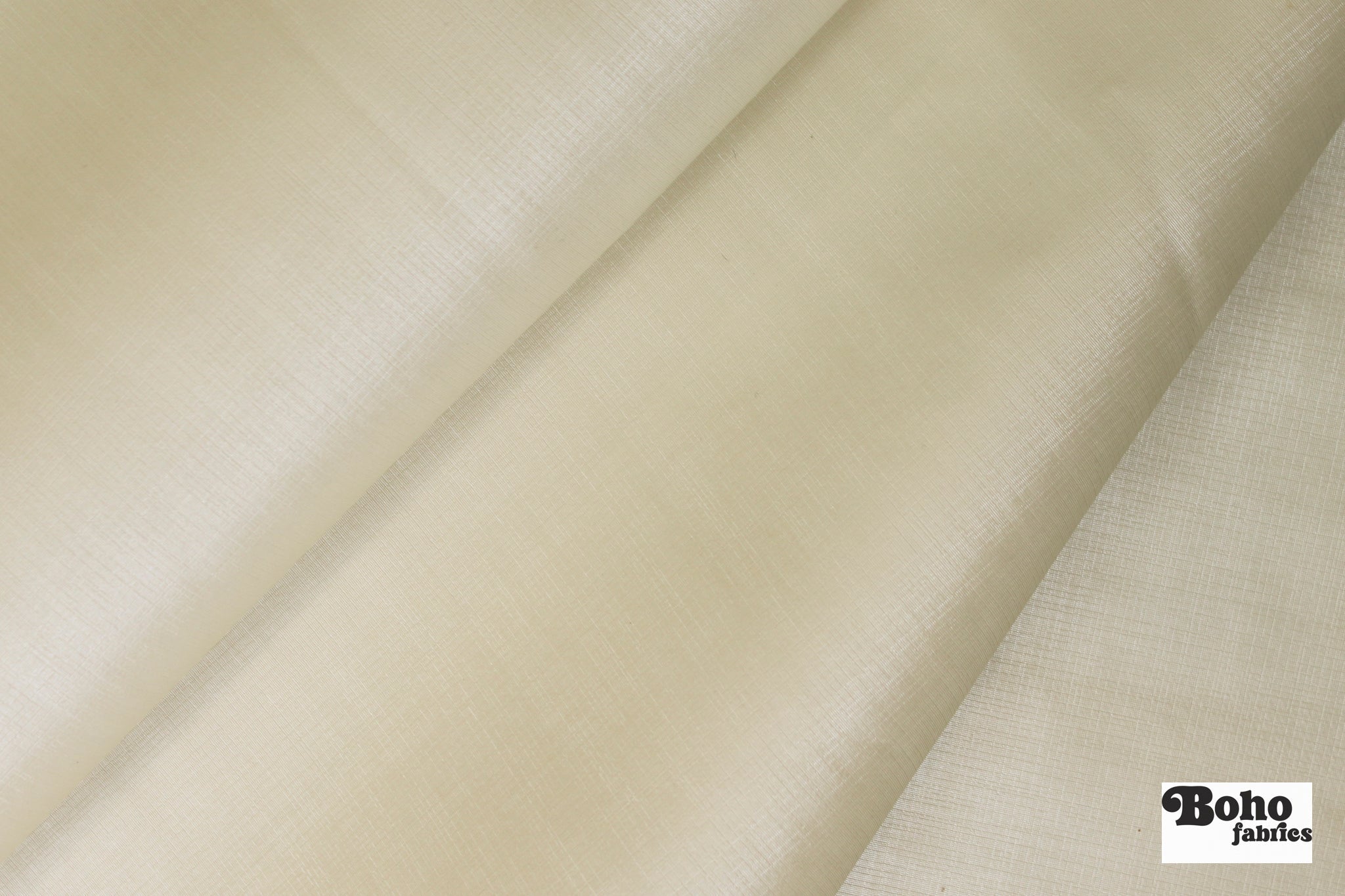 Shimmer Light Pearl Basketweave Faux Leather Upholstery Fabric - Boho Fabrics - Home Dec. & Upholstery Fabric