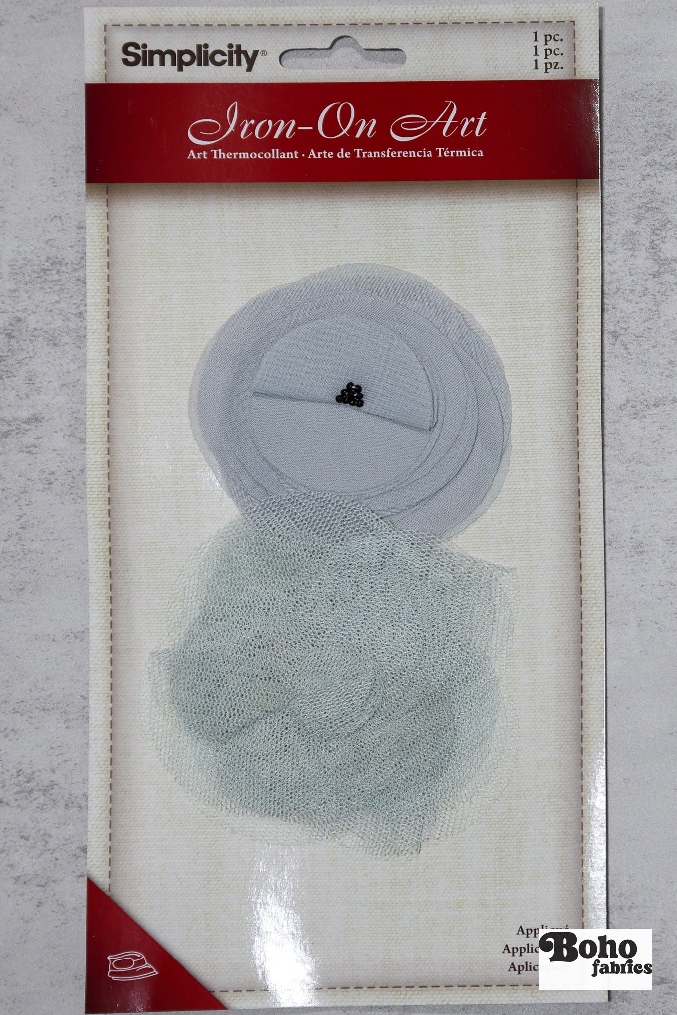 Simplicity Iron-On Art Appliqué - Boho Fabrics - Accessories