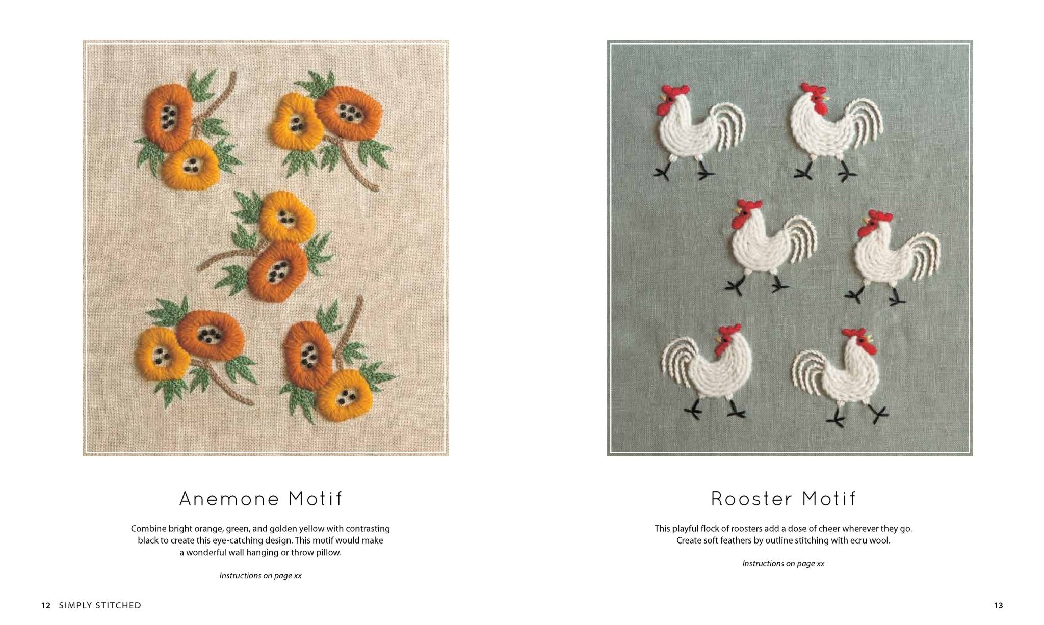 Simply Stitched, Sewing & Embroidery Book - Boho Fabrics - Books