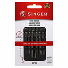 SINGER 50ct Assorted Large Eye Needles for Hand Sewing, Self - Threading Sewing Needles, 6 Sizes - Boho Fabrics - Sewing Needles