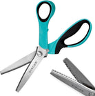 Singer ProSeries 9" Pinking Shears - Heavy - Duty Stainless Steel - Boho Fabrics - Cutting Supplies