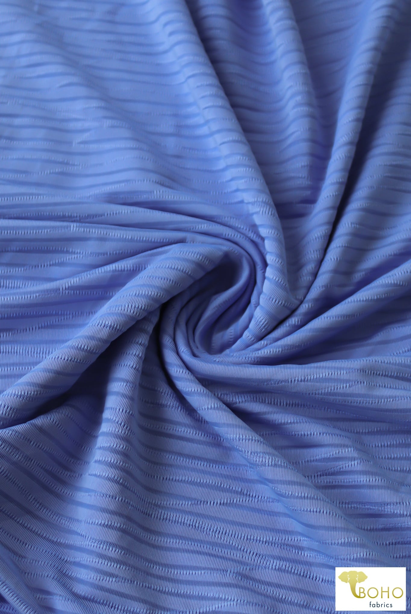 Sky Blue, Burnout Waves. JER-S-213-BLU - Boho Fabrics
