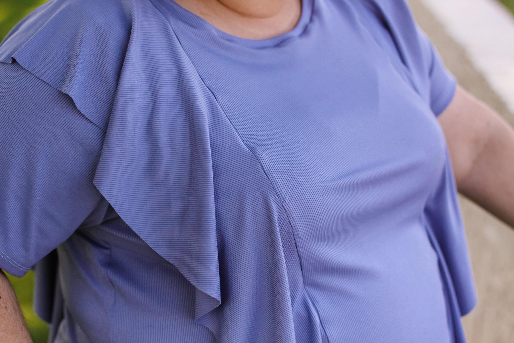 Skylight Blue, Rib Knit Fabric - Boho Fabrics
