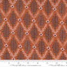 Slow Stroll in Pumpkin by Moda - 100% Cotton Quilting Fabric - 45543 13 - Boho Fabrics - Quilting Cotton, Woven