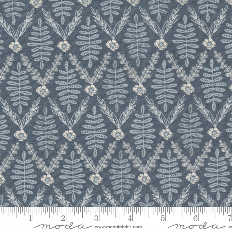 Slow Stroll in Sky by Moda - 100% Cotton Quilting Fabric - 45543 28 - Boho Fabrics - Quilting Cotton, Woven