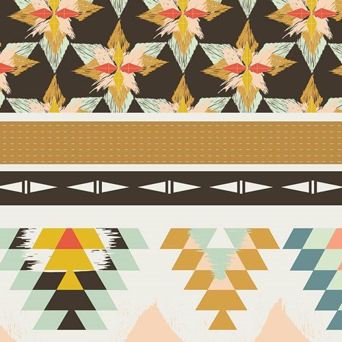 Slyphs Freedom Flower. Wanderer Collection by April Rhodes. Art Gallery Cotton Woven Fabric. Sold by the Half Yard! - Boho Fabrics