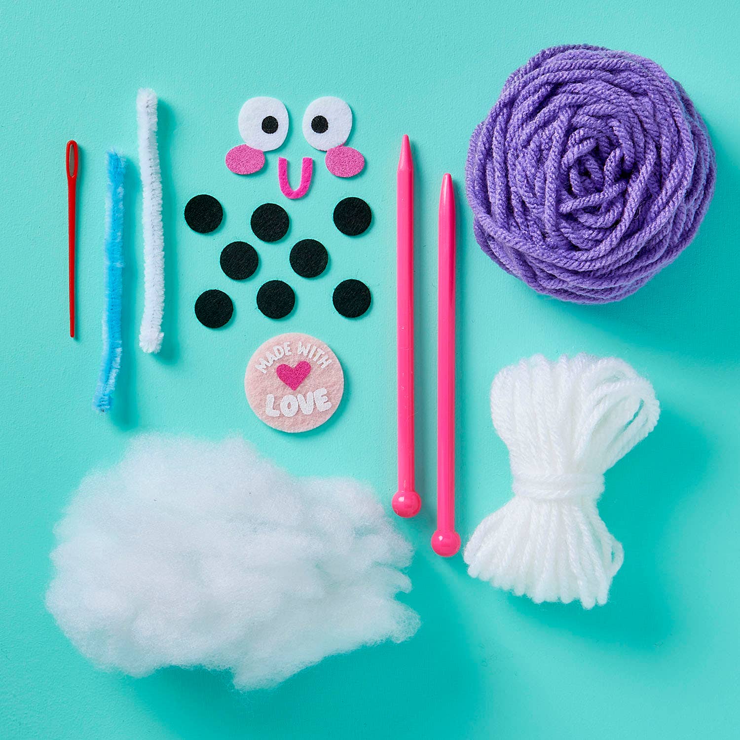 Snack Knit Kit - Boba Buddy - Boho Fabrics - Art & Craft Kits