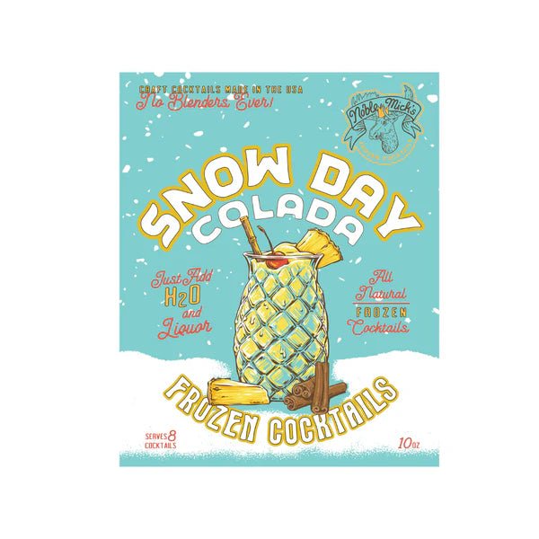 Snow Day Colada, Noble Mick's Frozen Cocktail Drink Mix - Boho Fabrics - Holiday Gifts