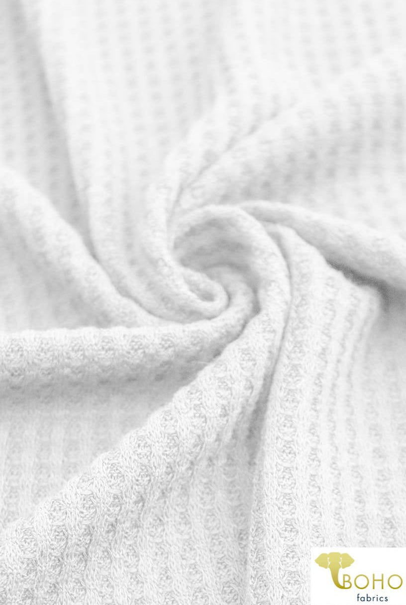 Snowy Plains Waffle Knit. WAFF-132 - Boho Fabrics