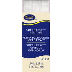Soft & Easy Hem Tape White 330 30 Wrights3 - Boho Fabrics - 