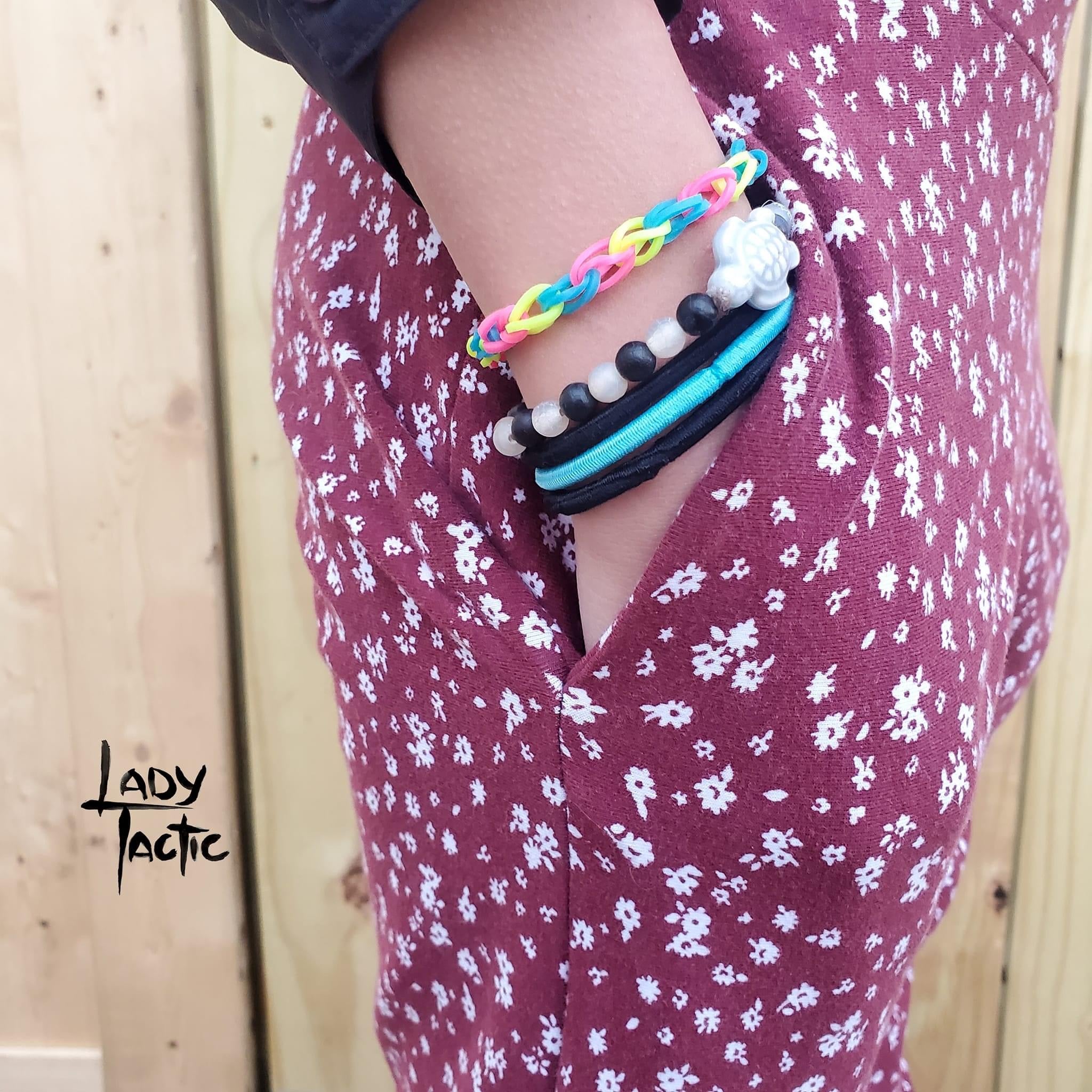 Space Gardens on Red, Cotton Spandex - Boho Fabrics