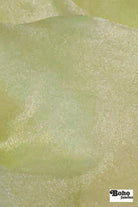 Sparkling Pear, Organza Shimmer, Woven Fabric - Boho Fabrics - Organza, Woven Fabric