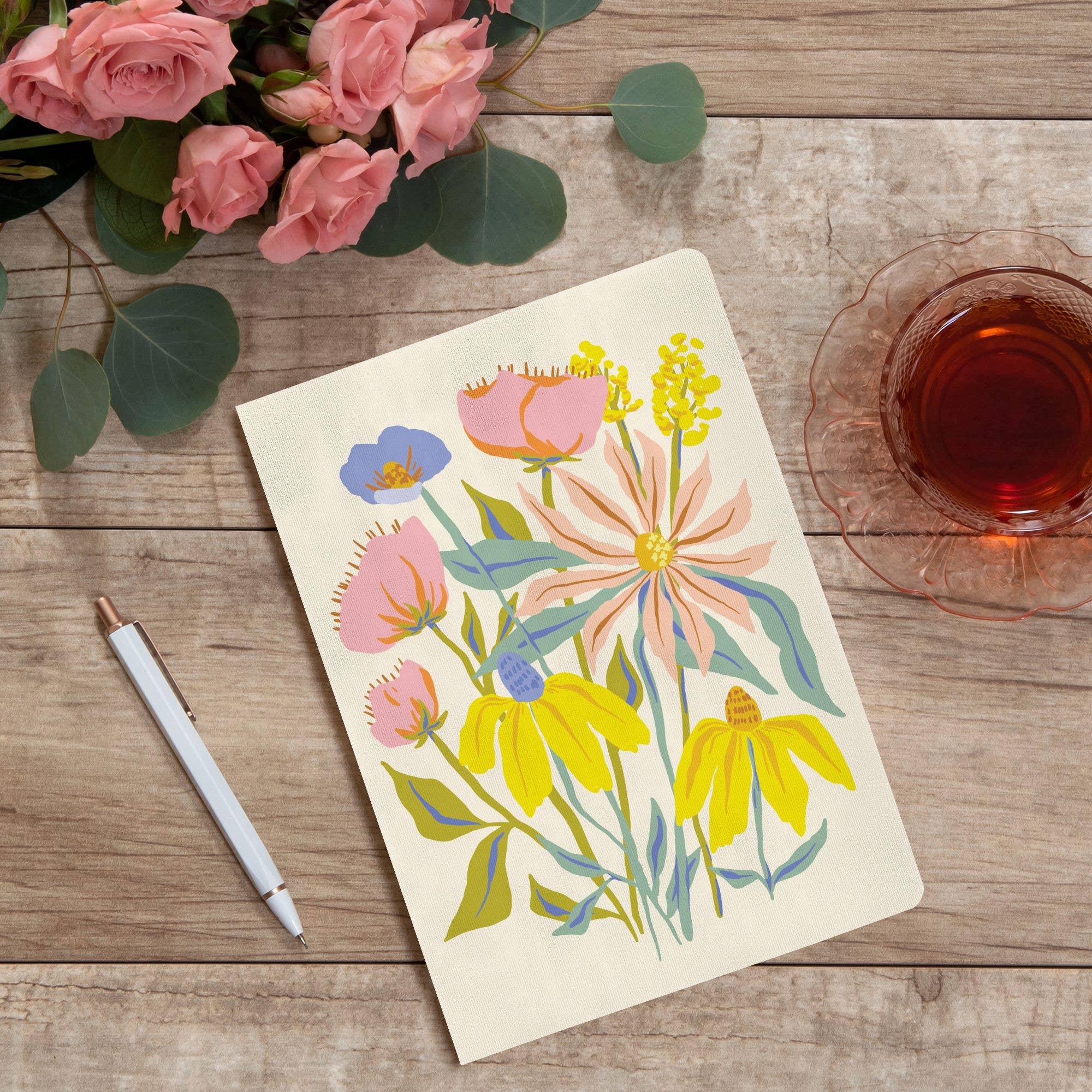 Springtime Blooms Deconstructed Sketchbook - Boho Fabrics - 