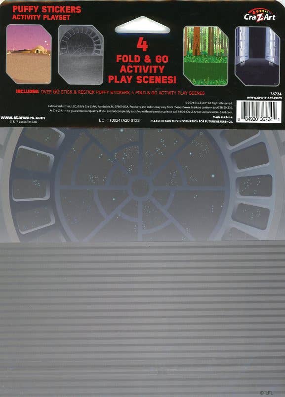 Star Wars Puffy Sticker Activity Playset (Disney Star Wars) - Boho Fabrics - Art & Craft Kits