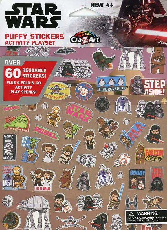 Star Wars Puffy Sticker Activity Playset (Disney Star Wars) - Boho Fabrics - Art & Craft Kits