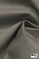 Steel Gray, Deadstock Cotton Twill Woven Fabric - Boho Fabrics - Twill