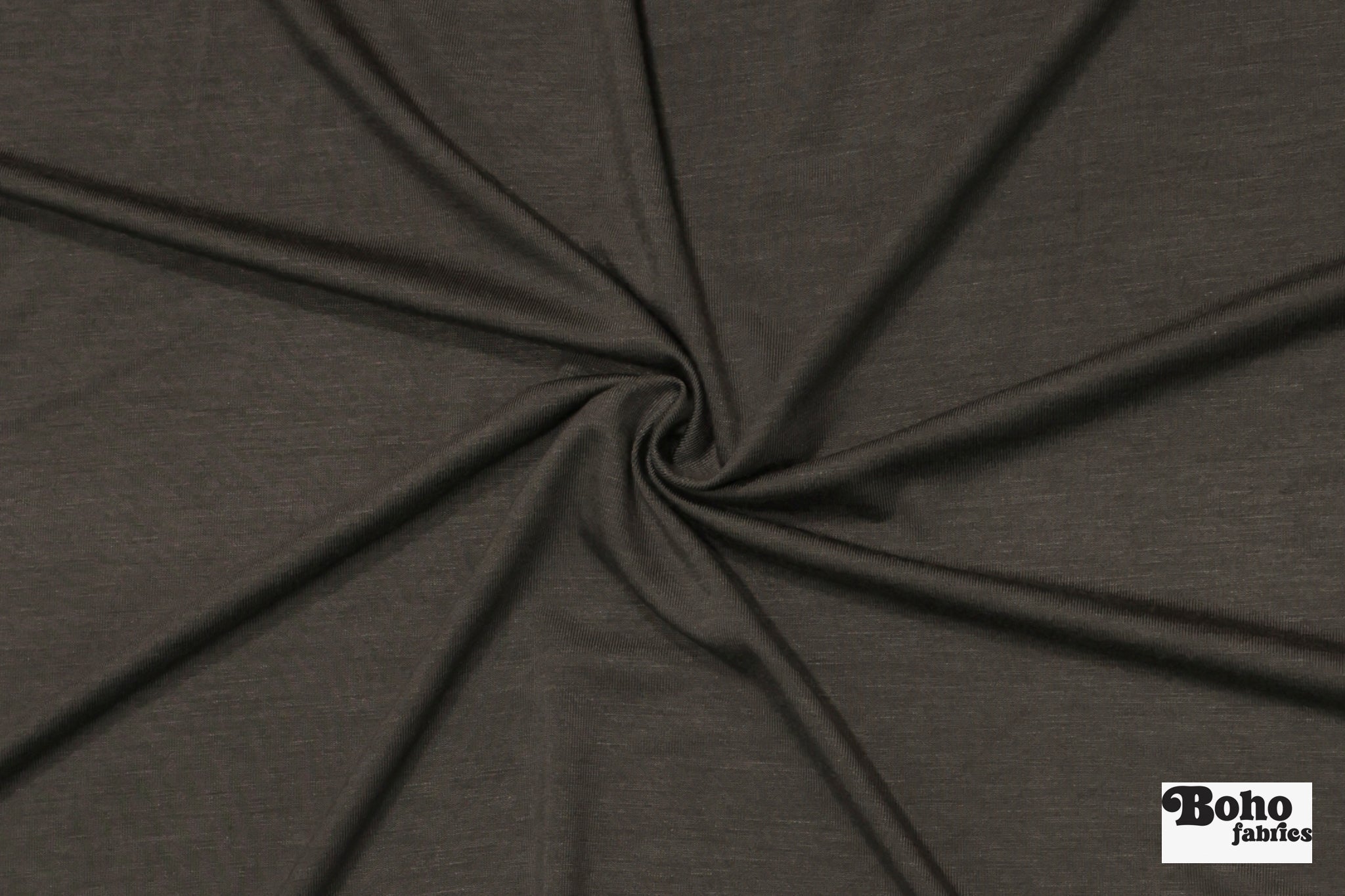 Steel Gray, Modal Spandex, Jersey Knit Fabric - Boho Fabrics - Rayon Jersey Solid, Knit Fabric
