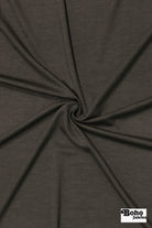 Steel Gray, Modal Spandex, Jersey Knit Fabric - Boho Fabrics - Rayon Jersey Solid, Knit Fabric