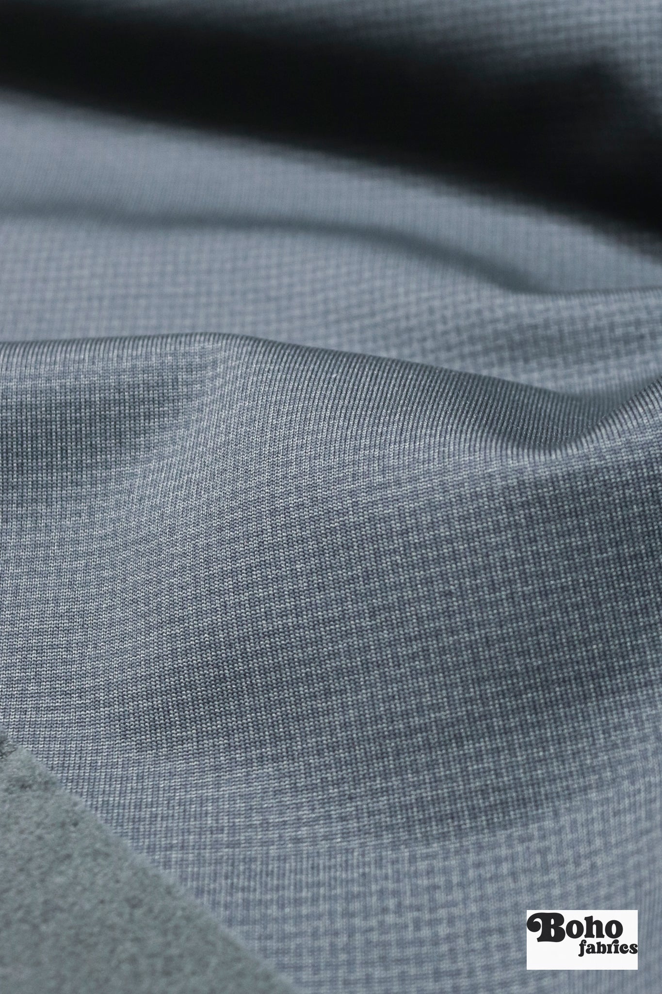 Steel Gray Pixelated Hardface Performance Fabric by Polartec - Boho Fabrics - Performance Fabrics