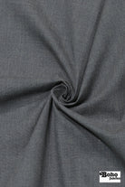Steel Gray Wool Suiting Woven Fabric - Boho Fabrics - Woven, Fabric