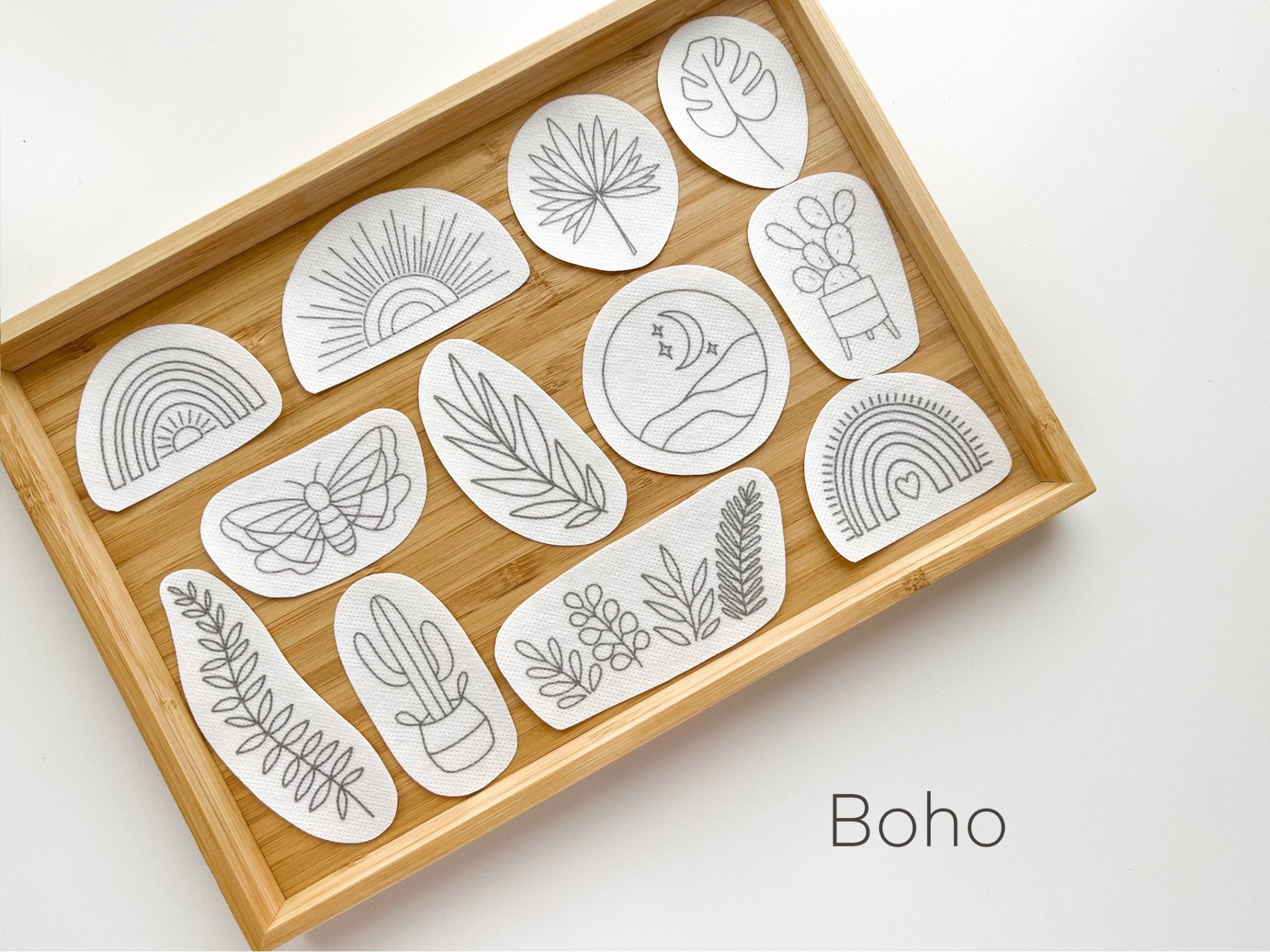 Stick & Stitch Embroidery designs, embroidery patterns - Boho Fabrics - 