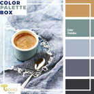 "Stone Linen", Mystery Color Palette Box. - Boho Fabrics