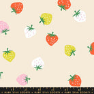 Strawberries in Shell by Kimberly Kight for Ruby Star Society - Strawberry Collection. Cotton Fabric - RS3085 11 - Boho Fabrics - Quilting Cotton, Woven