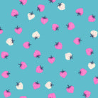 Strawberries in Turquoise by Kimberly Kight for Ruby Star Society - Strawberry Collection. Cotton Fabric - RS3085 20 - Boho Fabrics - Quilting Cotton, Woven