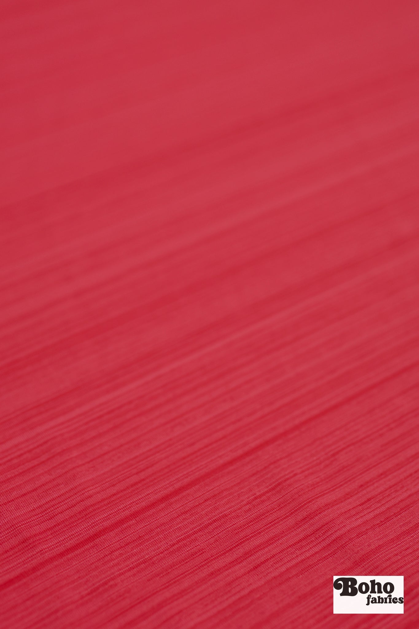 Strawberry, Striated Athletic Knit Fabric - Boho Fabrics - Athletic Knit Fabric