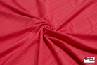 Strawberry, Striated Athletic Knit Fabric - Boho Fabrics - Athletic Knit Fabric