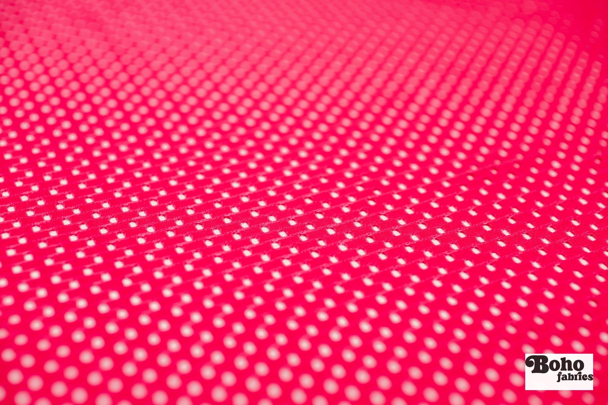 Stretch Mesh in Hot Pink - Boho Fabrics - Stretch Lace Fabric