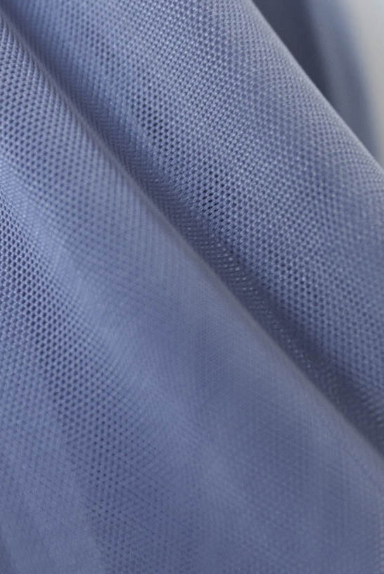 Stretch Mesh Solid in Periwinkle. SM-114. - Boho Fabrics