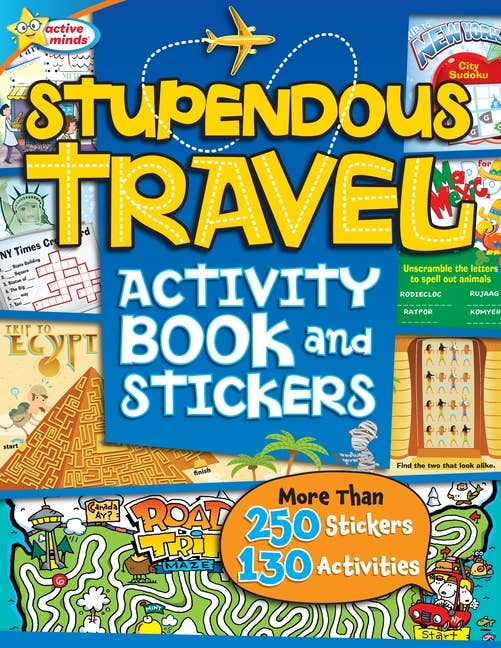 Stupendous Travel: Activity Book And Stickers - Boho Fabrics - Books